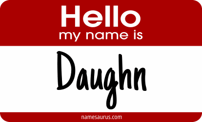 Hello my name is Daughn png download
