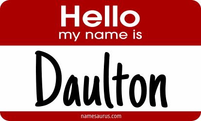 Hello my name is Daulton png download