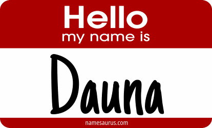 Hello my name is Dauna png download