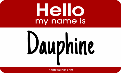 Hello my name is Dauphine png download