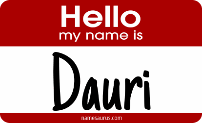 Hello my name is Dauri png download