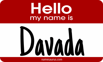 Hello my name is Davada png download