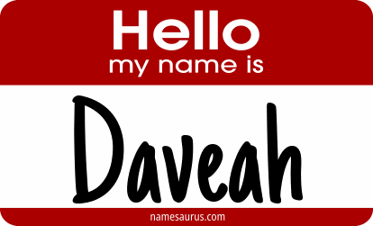 Hello my name is Daveah png download