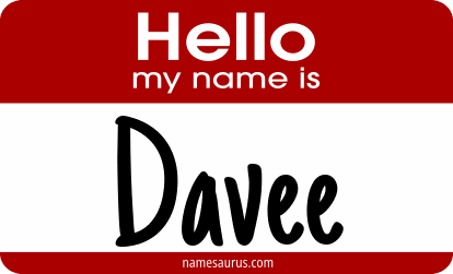 Hello my name is Davee png download