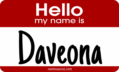 Hello my name is Daveona png download
