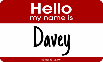 Hello my name is Davey png download