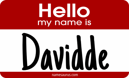Hello my name is Davidde png download