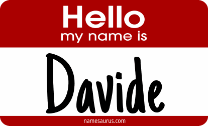 Hello my name is Davide png download
