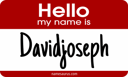 Hello my name is Davidjoseph png download