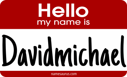 Hello my name is Davidmichael png download