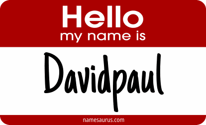 Hello my name is Davidpaul png download