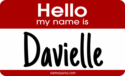 Hello my name is Davielle png download
