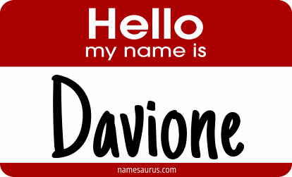 Hello my name is Davione png download
