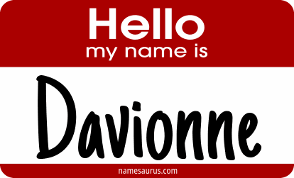 Hello my name is Davionne png download