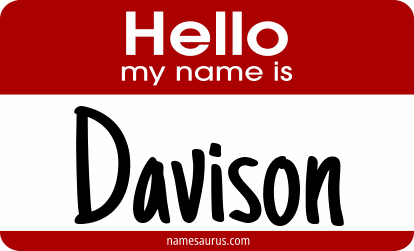Hello my name is Davison png download