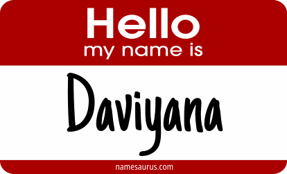 Hello my name is Daviyana png download