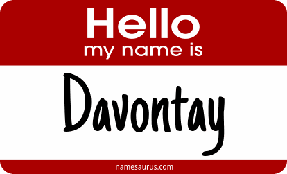 Hello my name is Davontay png download