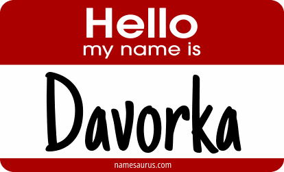 Hello my name is Davorka png download