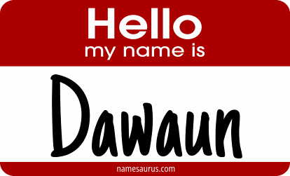 Hello my name is Dawaun png download