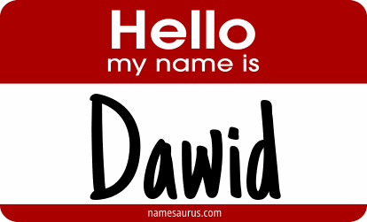 Hello my name is Dawid png download