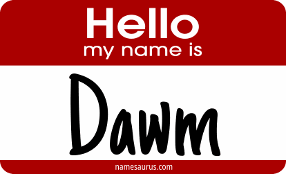 Hello my name is Dawm png download