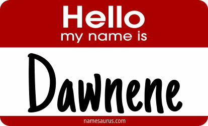 Hello my name is Dawnene png download