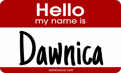 Hello my name is Dawnica png download