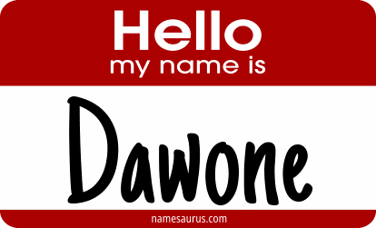 Hello my name is Dawone png download