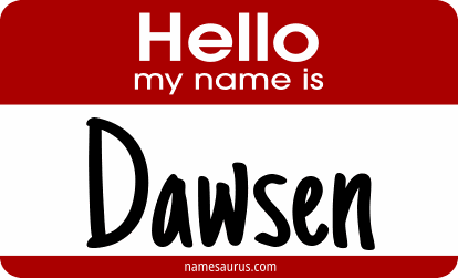 Hello my name is Dawsen png download