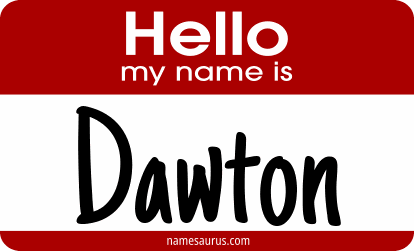 Hello my name is Dawton png download