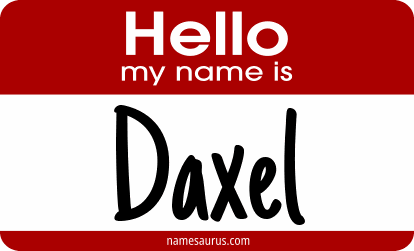 Hello my name is Daxel png download