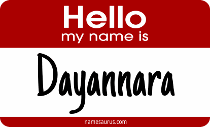 Hello my name is Dayannara png download