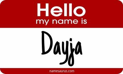 Hello my name is Dayja png download