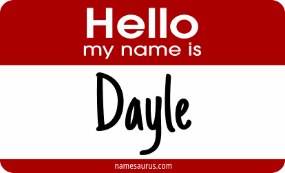 Hello my name is Dayle png download
