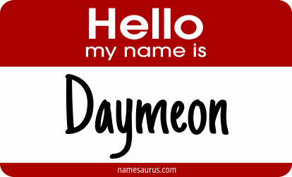 Hello my name is Daymeon png download