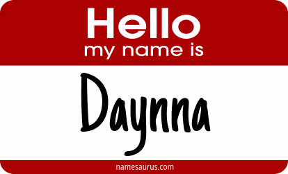 Hello my name is Daynna png download