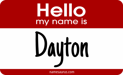 Hello my name is Dayton png download