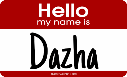 Hello my name is Dazha png download