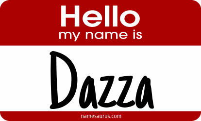 Hello my name is Dazza png download