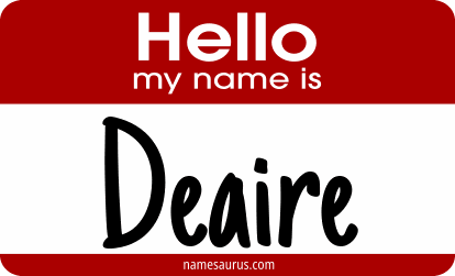 Hello my name is Deaire png download