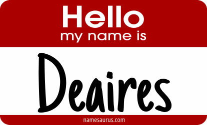 Hello my name is Deaires png download