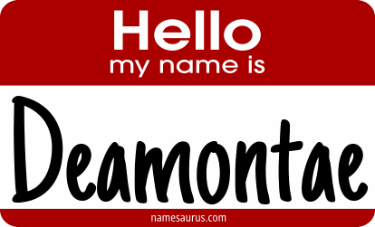 Hello my name is Deamontae png download