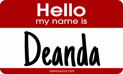 Hello my name is Deanda png download
