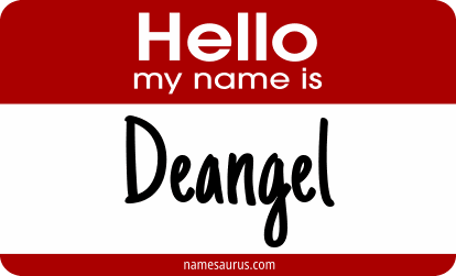 Hello my name is Deangel png download