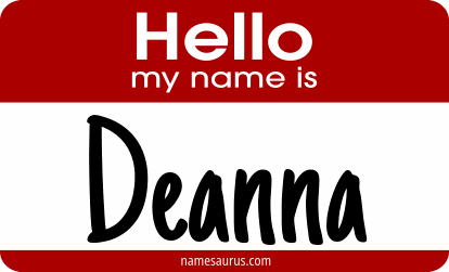 Hello my name is Deanna png download