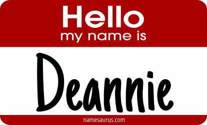 Hello my name is Deannie png download