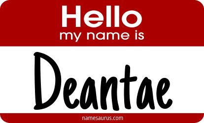 Hello my name is Deantae png download