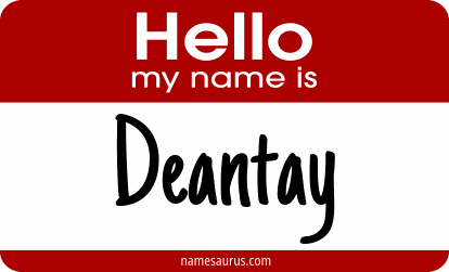 Hello my name is Deantay png download