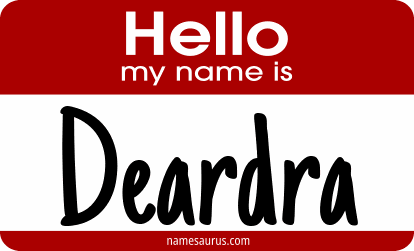 Hello my name is Deardra png download