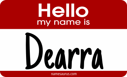 Hello my name is Dearra png download